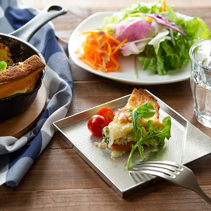 Amazon.co.jp: 能作 つまみ皿 - KAKU - S 〔錫100%〕 501924 : ホーム